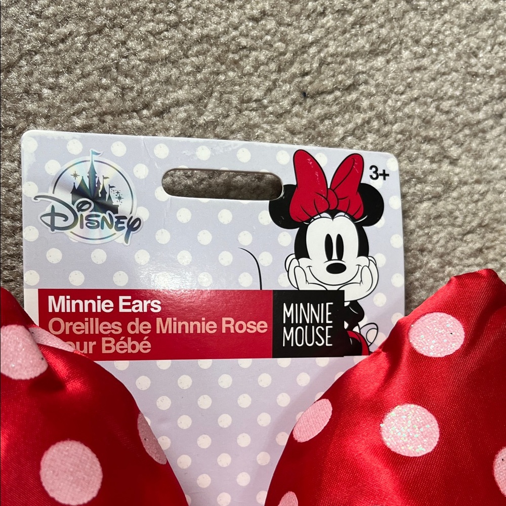 NWT Disney Minnie Mouse Red Polka Dot Headband Gems - Picture 2 of 9